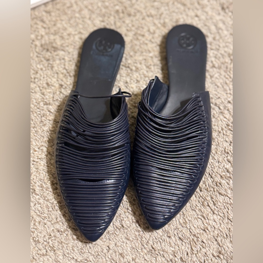Tory Burch Women's Navy Slip-On Shoes